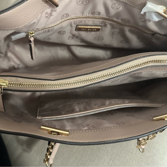 NWT Tory Burch Marsden Tote - Light Oak Color - Picture 4 of 6